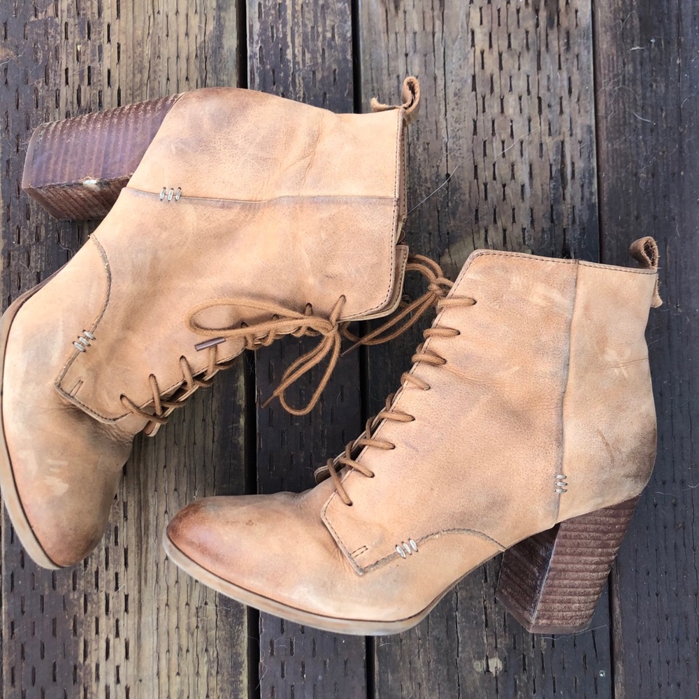 Tan Aldo Heel Boot